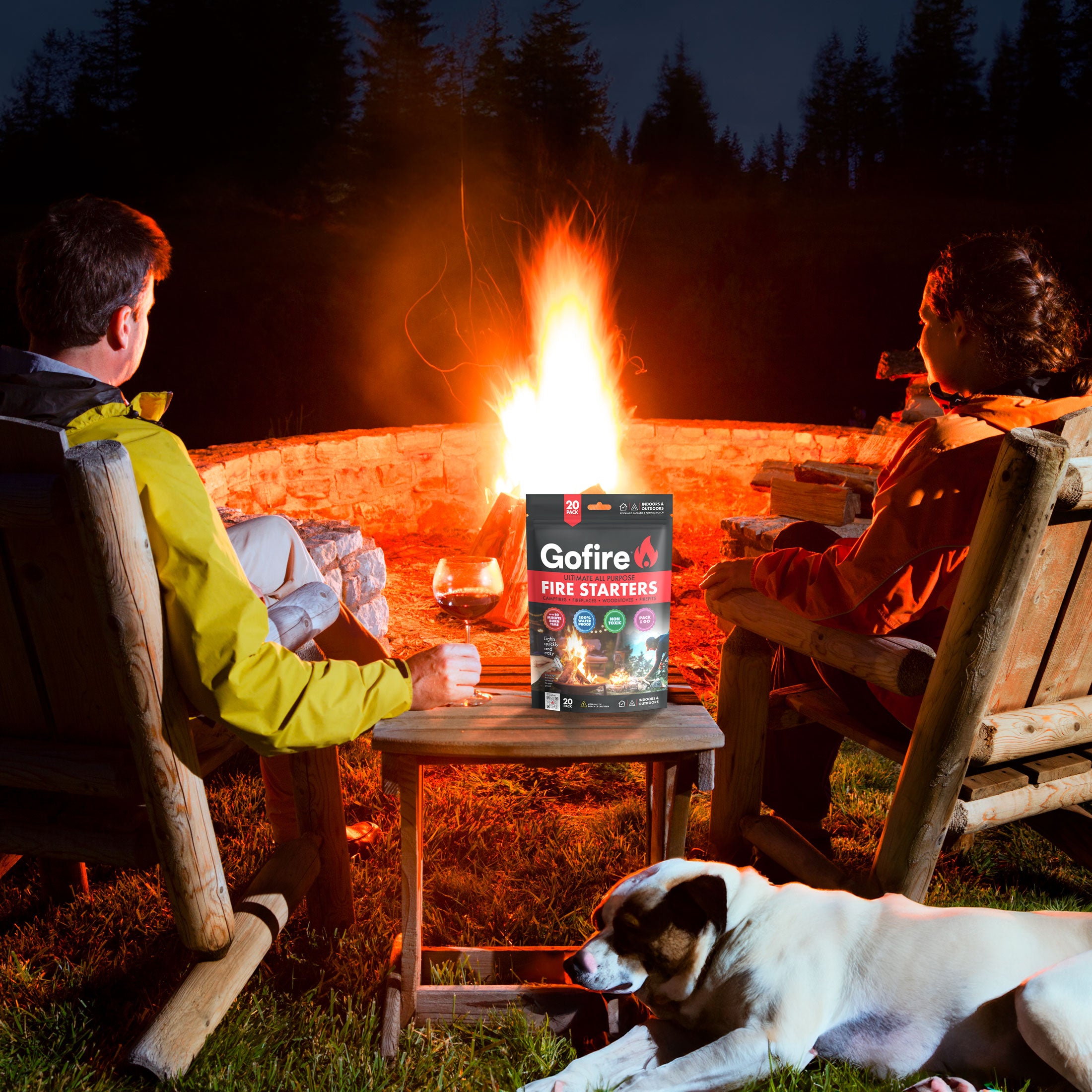 Fire Starters & Color Flames for BBQ & Fire Pits