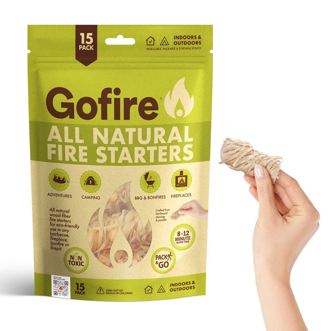 Gofire All Natural Fire Starters Package