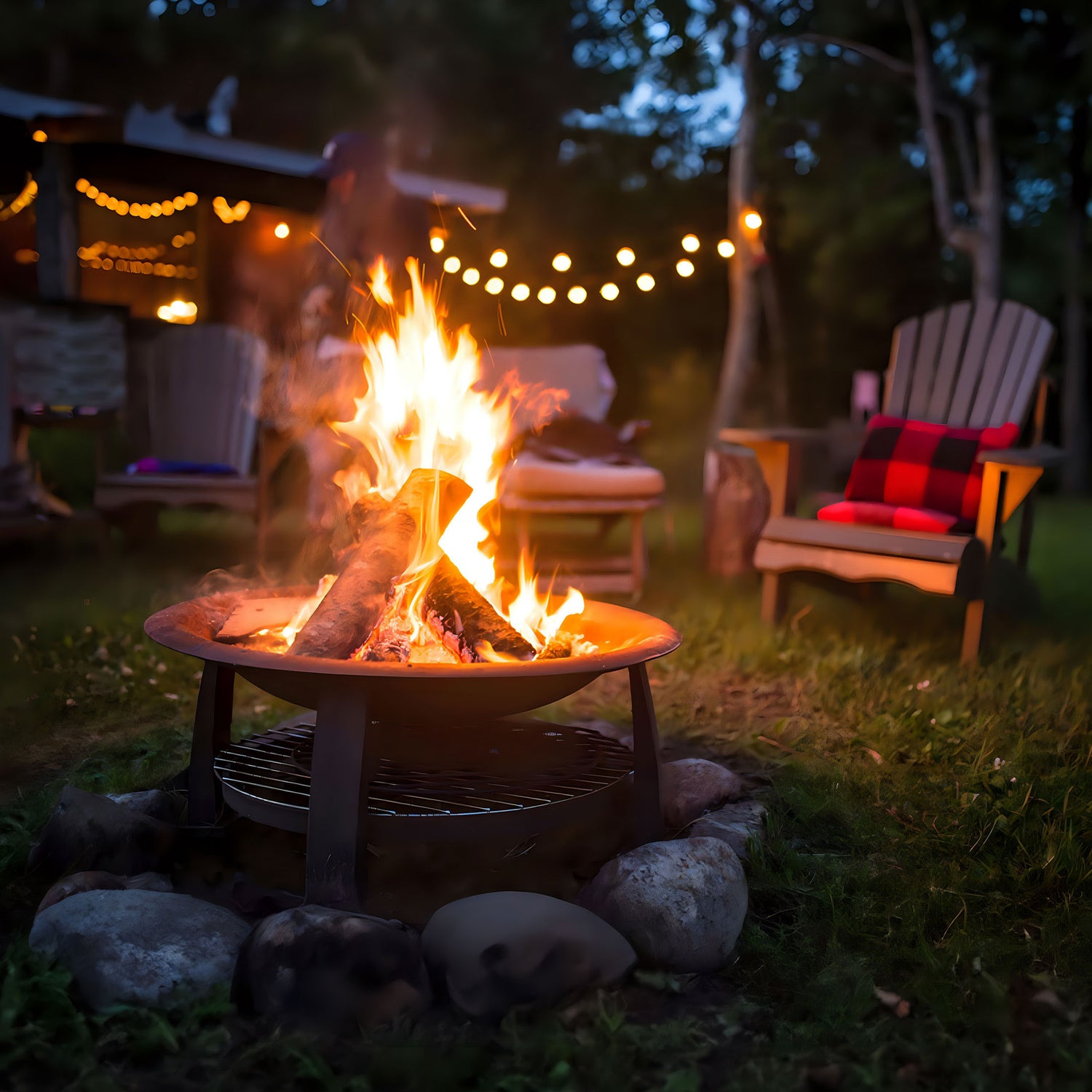 Gofire Ultimate All Purpose Fire Starters in a firepit